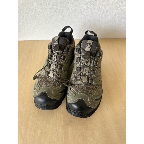 SALOMON XA PRO 3D GTX FORCES MEN S SIZE 8 GORE-TEX TRAIL RUNNING GREEN BLACK - Picture 8 of 9